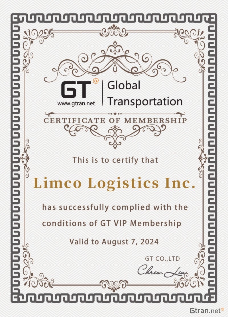 GT VIP Membership Certificate