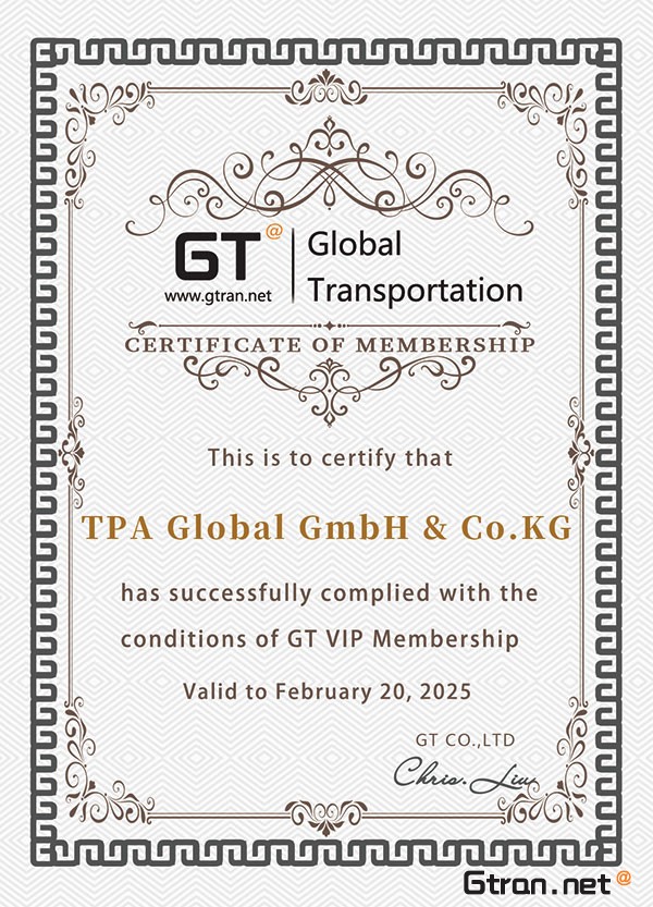 GT VIP Membership Certificate